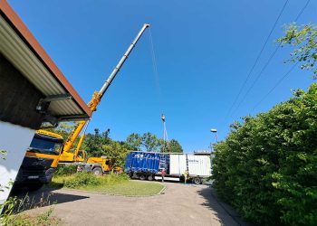 ClearFox containerized wastewater treatment plant for upgrade