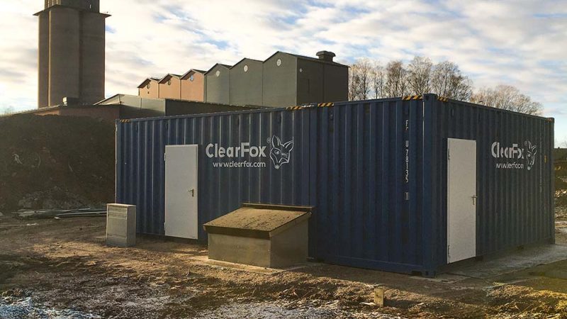 ClearFox portable wastewater treatment plant
