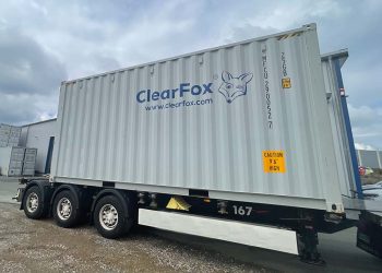 ClearFox transport of a containerized system