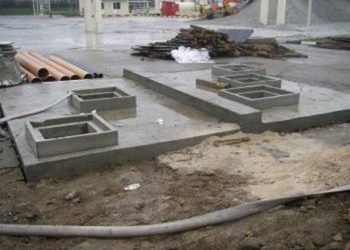ClearFox underground concrete tanks for SBR system