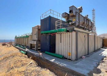 ClearFox wastewater treatment in an oil field