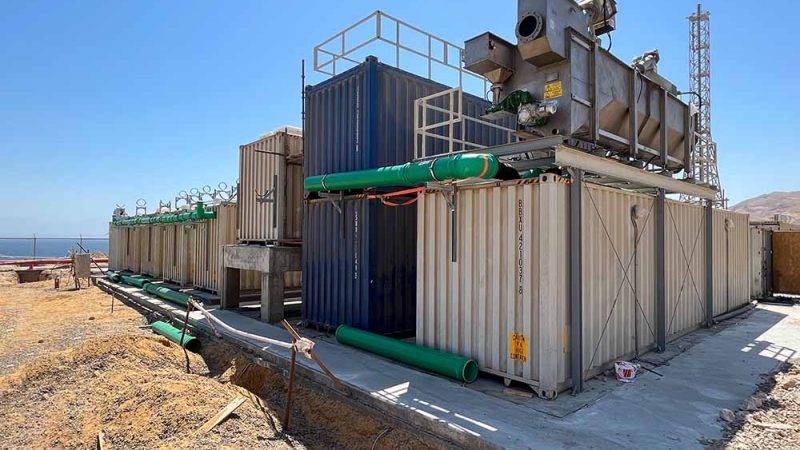 ClearFox wastewater treatment in an oil field