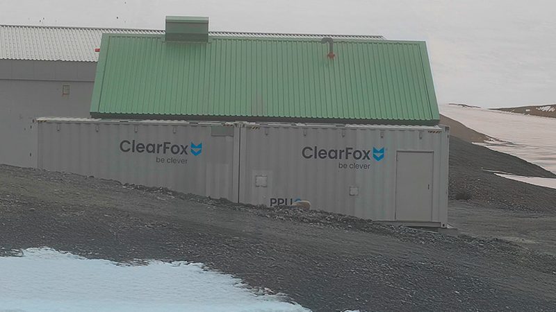 ClearFox wastewater treatment plant for the Antarctica