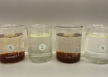 ClearFox® jar test for food flavour industry wastewater